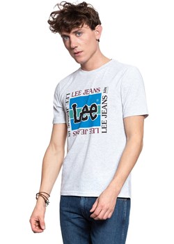 LEE T SHIRT RETRO LOGO TEE SHARP GREY MELE L60YFE03 112113644 ze sklepu YouNeedit.pl w kategorii T-shirty męskie - zdjęcie 185886735