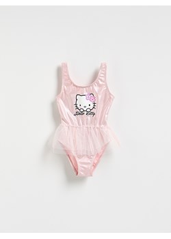 Reserved - Kostium kąpielowy Hello Kitty - pastelowy róż ze sklepu Reserved w kategorii Stroje kąpielowe - zdjęcie 185888848