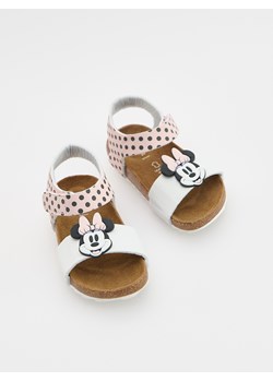 Reserved - Sandały Minnie Mouse - biały ze sklepu Reserved w kategorii Sandały dziecięce - zdjęcie 185888885