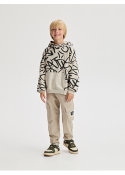 Reserved - Bluza oversize - beżowy ze sklepu Reserved w kategorii Bluzy chłopięce - zdjęcie 185889485