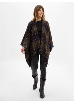 Barbour Ponczo - Staffin Tartan Serape Kobiety Sztuczne włókno zielony w kratkę ze sklepu vangraaf w kategorii Poncza - zdjęcie 185889905