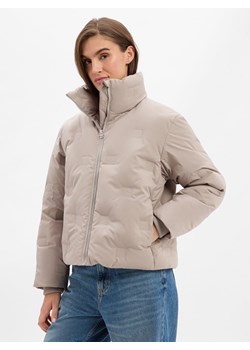 HUGO Damska kurtka pikowana - Farinella Kobiety Sztuczne włókno kitt jednolity ze sklepu vangraaf w kategorii Kurtki damskie - zdjęcie 185889916