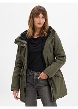Ragwear Parka damska - Elsien Kobiety oliwkowy jednolity ze sklepu vangraaf w kategorii Parki damskie - zdjęcie 185889919