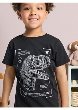 Sinsay - Koszulka z nadrukiem - czarny ze sklepu Sinsay w kategorii T-shirty chłopięce - zdjęcie 185894508