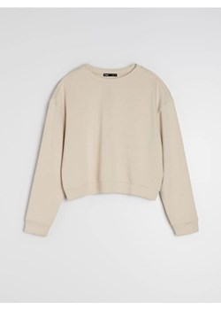 Sinsay - Bluza basic - kremowy ze sklepu Sinsay w kategorii Bluzy damskie - zdjęcie 185894519