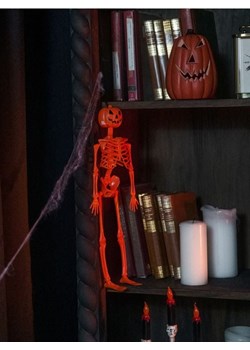 Sinsay - Dekoracja halloweenowa w kształcie szkieleta - pomarańczowy ze sklepu Sinsay w kategorii Dom - zdjęcie 185894606