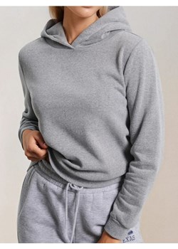 Sinsay - Bluza z kapturem i kieszenią - szary ze sklepu Sinsay w kategorii Bluzy damskie - zdjęcie 185894687