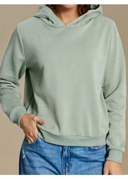 Sinsay - Bluza hoodie basic - zielony ze sklepu Sinsay w kategorii Bluzy damskie - zdjęcie 185894688