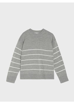 Sinsay - Sweter z akrylu w paski - szary ze sklepu Sinsay w kategorii Swetry damskie - zdjęcie 185894699