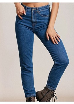 Sinsay - Jeansy mom fit - granatowy ze sklepu Sinsay w kategorii Jeansy damskie - zdjęcie 185894777