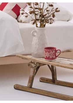 Sinsay - Ceramiczny kubek z uchem z motywem świątecznym - czerwony ze sklepu Sinsay w kategorii Dom - zdjęcie 185895009