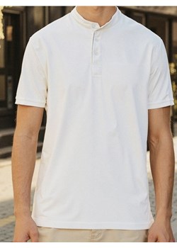 Sinsay - Koszulka henley - biały ze sklepu Sinsay w kategorii T-shirty męskie - zdjęcie 185895015