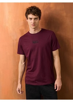 Sinsay - Koszulka z nadrukiem - czerwony ze sklepu Sinsay w kategorii T-shirty męskie - zdjęcie 185895016