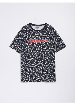 Sinsay - Koszulka z krótkim rękawem Gremlins - czarny ze sklepu Sinsay w kategorii T-shirty męskie - zdjęcie 185895089