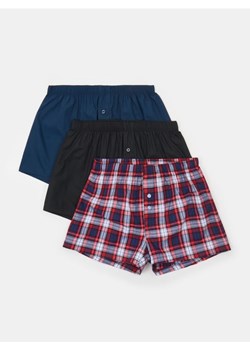 Sinsay - Bawełniane bokserki loose 3 pack - wielobarwny ze sklepu Sinsay w kategorii Majtki męskie - zdjęcie 185895158