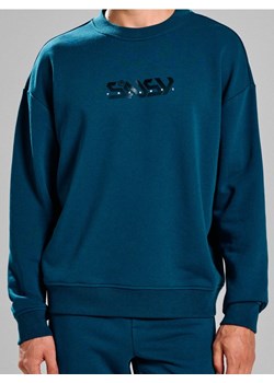 Sinsay - Bluza z napisem - zielony ze sklepu Sinsay w kategorii Bluzy męskie - zdjęcie 185895375