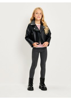 Sinsay - Legginsy z imitacji zamszu - szary ze sklepu Sinsay w kategorii Spodnie dziewczęce - zdjęcie 185895507
