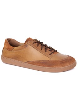 Polskie buty męskie barefoot rude skórzane Reno 0548MP ze sklepu butyolivier w kategorii Półbuty męskie - zdjęcie 185896817