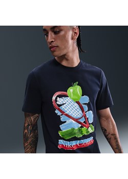 Męski T-shirt do tenisa NikeCourt - Niebieski ze sklepu Nike poland w kategorii T-shirty męskie - zdjęcie 185898945