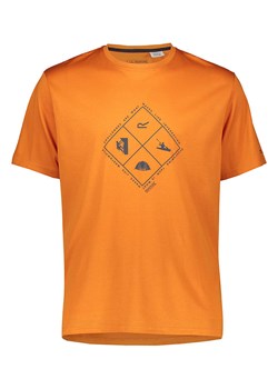 Regatta Koszulka sportowa &quot;Fingal Stretch&quot; w kolorze pomarańczowym ze sklepu Limango Polska w kategorii T-shirty męskie - zdjęcie 185903788
