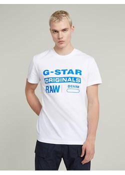 G-Star Koszulka w kolorze białym ze sklepu Limango Polska w kategorii T-shirty męskie - zdjęcie 185906019