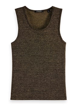 Scotch &amp; Soda Top w kolorze ciemnobrązowym ze sklepu Limango Polska w kategorii Bluzki damskie - zdjęcie 185907006