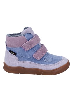 Richter Shoes Skórzane buty &quot;Samy&quot; w kolorze błękitno-fioletowym do chodzenia na boso ze sklepu Limango Polska w kategorii Buciki niemowlęce - zdjęcie 185907989