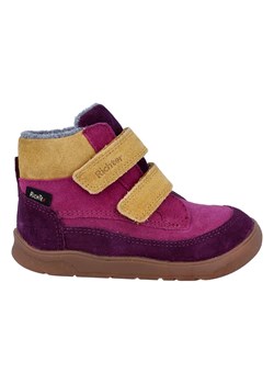 Richter Shoes Skórzane buty &quot;Samy&quot; w kolorze różowo-beżowym do chodzenia na boso ze sklepu Limango Polska w kategorii Buciki niemowlęce - zdjęcie 185908007