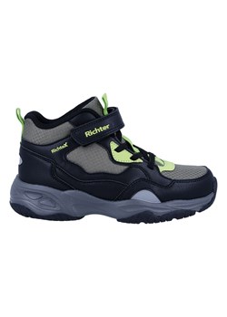 Richter Shoes Botki trekkingowe &quot;Jamie&quot; w kolorze czarno-niebieskim ze sklepu Limango Polska w kategorii Buty trekkingowe dziecięce - zdjęcie 185908157