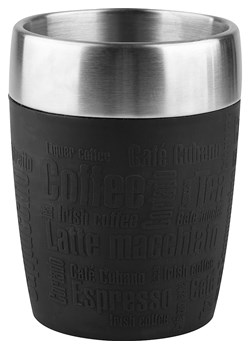 Emsa Kubek termiczny &quot;Travel Cup&quot; w kolorze czarnym - 200 ml ze sklepu Limango Polska w kategorii Kubki termiczne - zdjęcie 185908446