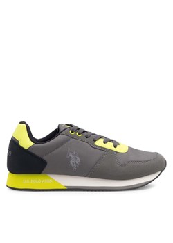 Sneakersy U.S. Polo Assn. NOBIL011M/CNH1 Szary ze sklepu eobuwie.pl w kategorii Buty sportowe męskie - zdjęcie 185908536