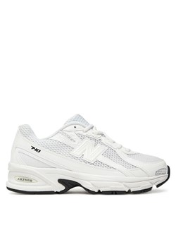 Sneakersy New Balance U740WW2 W Biały ze sklepu eobuwie.pl w kategorii Buty sportowe damskie - zdjęcie 185908587