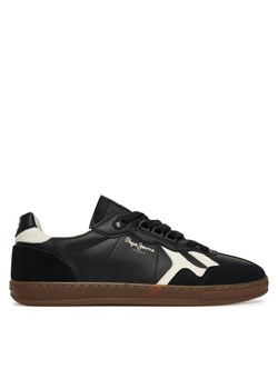 Sneakersy Pepe Jeans Ball Zero M PMS000010 Czarny ze sklepu eobuwie.pl w kategorii Buty sportowe męskie - zdjęcie 185908669