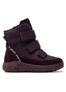 Śniegowce ECCO Uban Snowboarder GORE-TEX 72233251504 Fioletowy ze sklepu eobuwie.pl w kategorii Buty zimowe dziecięce - zdjęcie 185908858
