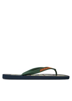 Japonki Jack&Jones Jfwlogo Palm Print Flip Flop Ln 12230642 Granatowy ze sklepu eobuwie.pl w kategorii Klapki męskie - zdjęcie 185908898