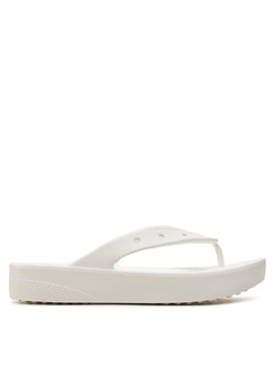 Japonki Crocs Classic Platform Flip W 207714 Biały ze sklepu eobuwie.pl w kategorii Klapki damskie - zdjęcie 185908926