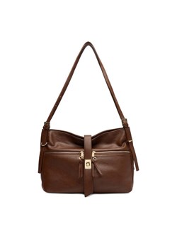 Torebka Gino Rossi CEO-AIDA-RX8858 Brązowy ze sklepu eobuwie.pl w kategorii Torby Shopper bag - zdjęcie 185909018