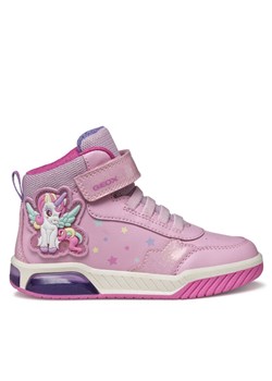 Sneakersy Geox J Inek J56ASA 0BCKC C8206 S Różowy ze sklepu eobuwie.pl w kategorii Buty sportowe dziecięce - zdjęcie 185909107