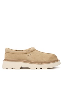 Kapcie Ugg M Tasman Lug 1166913 Beżowy ze sklepu eobuwie.pl w kategorii Kapcie męskie - zdjęcie 185909179
