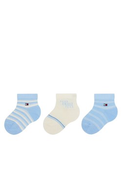 Zestaw 3 par niskich skarpet dziecięcych Tommy Hilfiger 701236342 Niebieski ze sklepu eobuwie.pl w kategorii Skarpetki dziecięce - zdjęcie 185909225