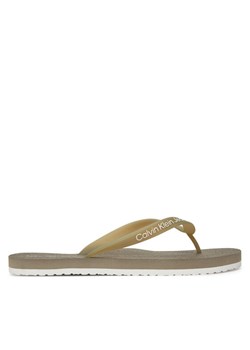 Japonki Calvin Klein Jeans Thong+ Tpu YM0YM01265 Brązowy ze sklepu eobuwie.pl w kategorii Klapki męskie - zdjęcie 185909519