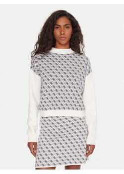 Guess Golf W5BR23 Z3JD2 Écru Relaxed Fit ze sklepu MODIVO w kategorii Swetry damskie - zdjęcie 185912915