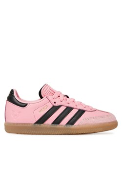 adidas Buty do piłki nożnej Samba Messi Indoor JR0424 Różowy ze sklepu MODIVO w kategorii Buty sportowe dziecięce - zdjęcie 185912925