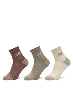 New Balance Zestaw 3 par wysokich skarpet unisex Active Cushion Quarter Socks LAS35204AS Kolorowy ze sklepu MODIVO w kategorii Skarpetki damskie - zdjęcie 185912939