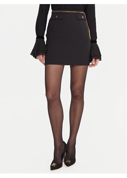 Elisabetta Franchi Spódnica mini GO-148-57E2-V380 Czarny Regular Fit ze sklepu MODIVO w kategorii Spódnice - zdjęcie 185912945