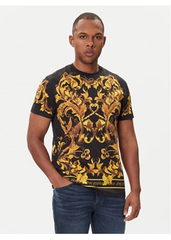 Versace Jeans Couture T-Shirt 79GAH6SB JS505 Czarny Regular Fit ze sklepu MODIVO w kategorii T-shirty męskie - zdjęcie 185913095