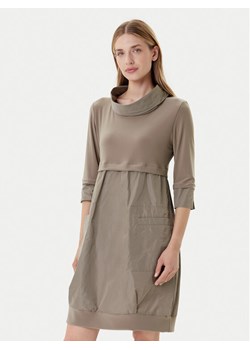 Joseph Ribkoff Sukienka codzienna 173444F25 Khaki Regular Fit ze sklepu MODIVO w kategorii Sukienki - zdjęcie 185913127