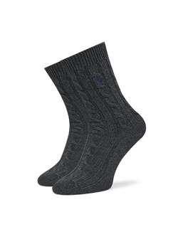 Polo Ralph Lauren Skarpety Wysokie Męskie 4,55955E+11 Szary ze sklepu MODIVO w kategorii Skarpetki męskie - zdjęcie 185913208
