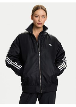 adidas Kurtka bomber Firebird JX2991 Czarny Oversize ze sklepu MODIVO w kategorii Kurtki damskie - zdjęcie 185913238