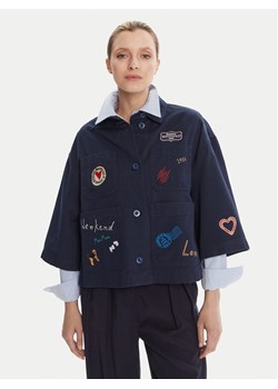 Weekend Max Mara Marynarka Assuan 2525046021 Granatowy Regular Fit ze sklepu MODIVO w kategorii Marynarki damskie - zdjęcie 185913259